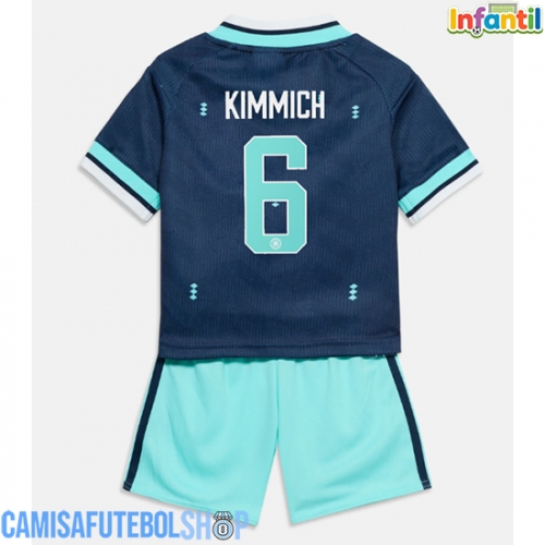Camisa de time de futebol Alemanha Joshua Kimmich #6 Replicas 2º Equipamento Infantil Mundo 2026 Manga Curta (+ Calças curtas)
